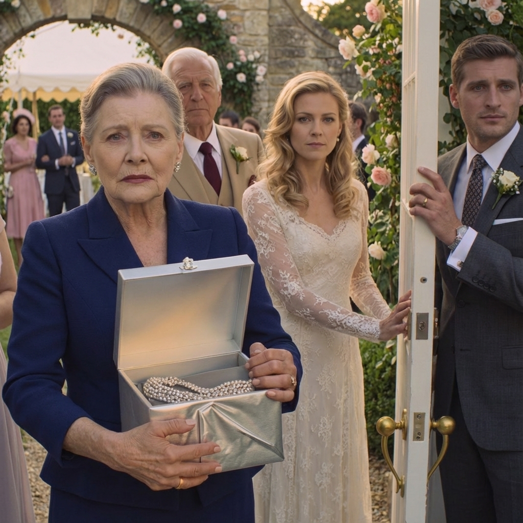 At my daughter’s $32,000 garden wedding, she looked me in the eye and said, “Mom, Dad—you’re not invited,” and I walked out holding her grandmother’s necklace… because she forgot one tiny detail about whose names were still attached to every single vendor – News