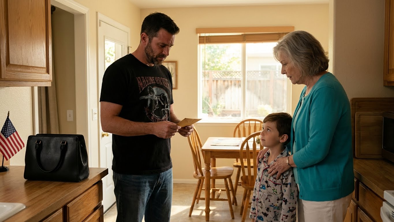 My Son Started Tensing Up Every Time My Mother-In-Law Tried To Hug Him, But He Wouldn’t Tell Me Why. Last Night, He Leaned In And Whispered, “Daddy… Look In Her Tote. There’s Something With My Name On It.” I Waited Until The House Was Quiet, Found The Bag She’d Left By The Hallway Chair… And The Second I Saw What Was Inside, My Stomach Dropped— – News