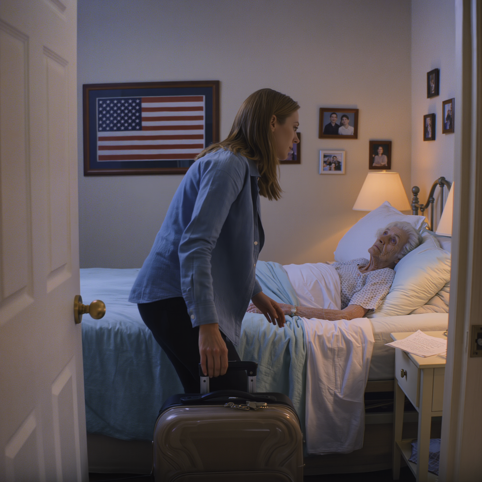 “Take care of Grandma.” — When I got back from the trip, my husband and my mother-in-law had left a note: “Please stay with her.” I found his grandmother extremely weak. Then she squeezed my hand and whispered, “Help me uncover the truth. They have no idea who I really am.” – News