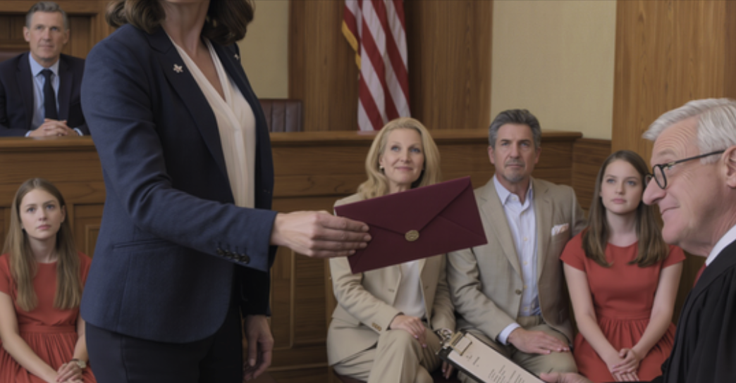 For seven years, I paid for my sister’s medical degree. On the day she graduated, she took me to court over our grandfather’s inheritance. “Your only job is to sacrifice — that’s your place in this family,” she said. During the hearing, I handed the judge a sealed envelope… and the judge looked at my sister and burst out laughing.