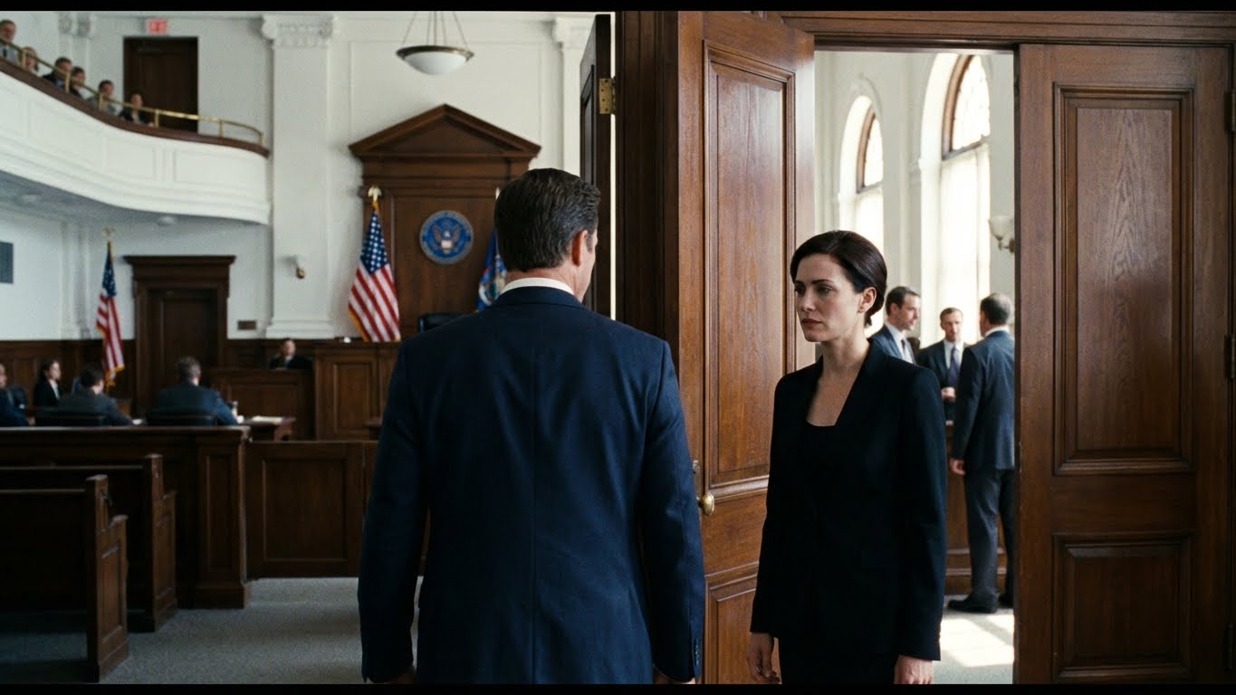 Courtroom 7 smelled like lemon polish and old paper—like someone had tried to clean the past off the walls and failed.