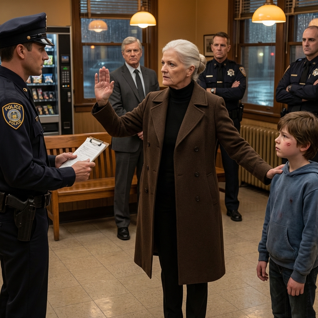 My grandson called me at 1:47 a.m. from a police station two states away, whispering that his mom’s new boyfriend had kicked him out, flipped the story, and now the people in uniform were treating him like the threat—so I drove into the dark with my hands steady on the wheel and one thought drilling through my chest: someone was trying to use “the system” to break a sixteen-year-old boy. – News