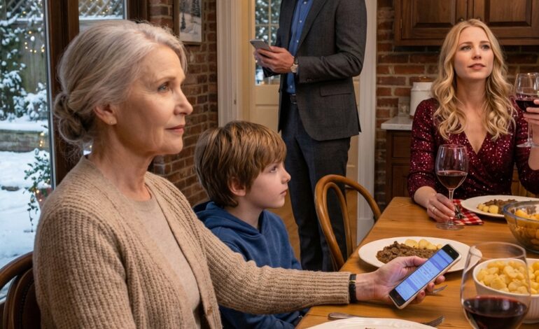 During New Year’s Eve dinner, my son’s phone lit up for the third time, and the way his smile tightened told me this wasn’t a harmless “work call.” The pot roast was still steaming, the garlic potatoes still being passed, the countdown special murmuring from the TV like background snow, yet something colder than the winter outside had already slipped into my house—quiet, precise, and waiting for midnight to cover it. – News