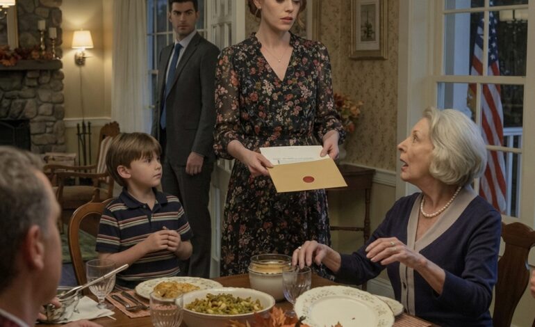 At Thanksgiving, my mother-in-law hit my 8-year-old and said, “He’s not real family.” I didn’t even register the football game on the TV anymore, or the way the house smelled like buttered rolls and cinnamon, because the whole room suddenly felt too quiet to be real. – News