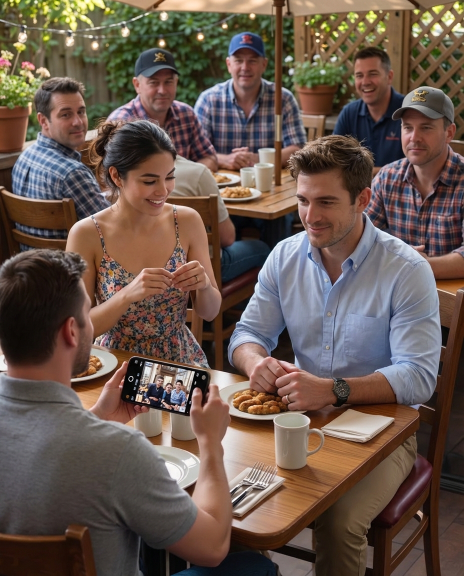 He ended our engagement at a packed Portland bistro, with his friends watching and one of them quietly filming, expecting me to break. Instead, I slipped off the ring, paid my share, and walked out—then found the “priority notifications” list, the prewritten breakup script, and the messages to a woman named Rebecca. Three weeks later, I used the wedding deposit to host a “narrow escape” party… and he showed up. – News