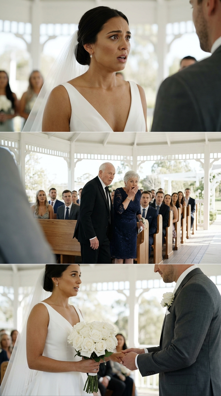 At 3:58 p.m., I was walking down the aisle when my father stood up and said, “We can’t support this.” Then he took my mother’s hand and walked out of my wedding like I’d done something unforgivable. They thought they were humiliating me in front of 170 guests. What they didn’t know was that by 8:23 p.m., one projector screen and one hidden document were about to turn the entire room against them.