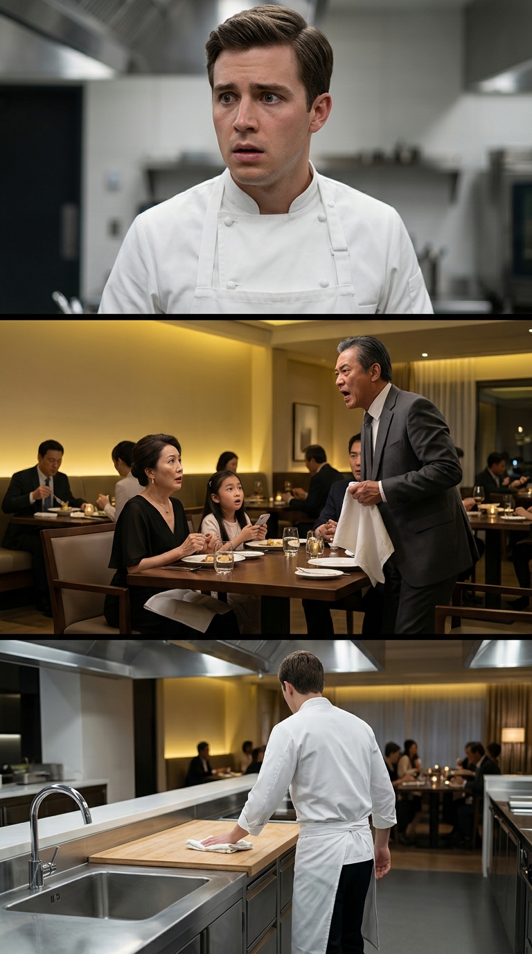 “‘We assumed the meal would be free… since we’re family,’ my father said in the middle of a sold-out Saturday service after the parents who threw me out at eighteen sat down in my Michelin-starred restaurant like nothing had happened—and as the check lay on the table between us, ten years of silence, one reservation with our last name, and everything they denied me finally came back into the room.” – News