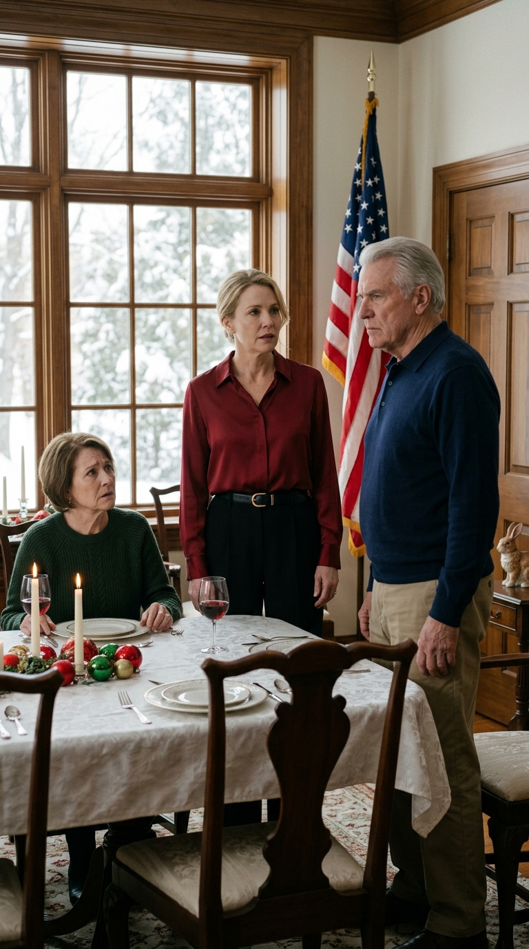 At The Christmas Table I’d Been Preparing Since Dawn, My Daughter-In-Law Told Me I Wasn’t Welcome There. In My Own House. I Didn’t Raise My Voice Or Make A Scene. I Simply Walked To The Door, Made On Quiet Move, And The Entire Room Went Silent. – News