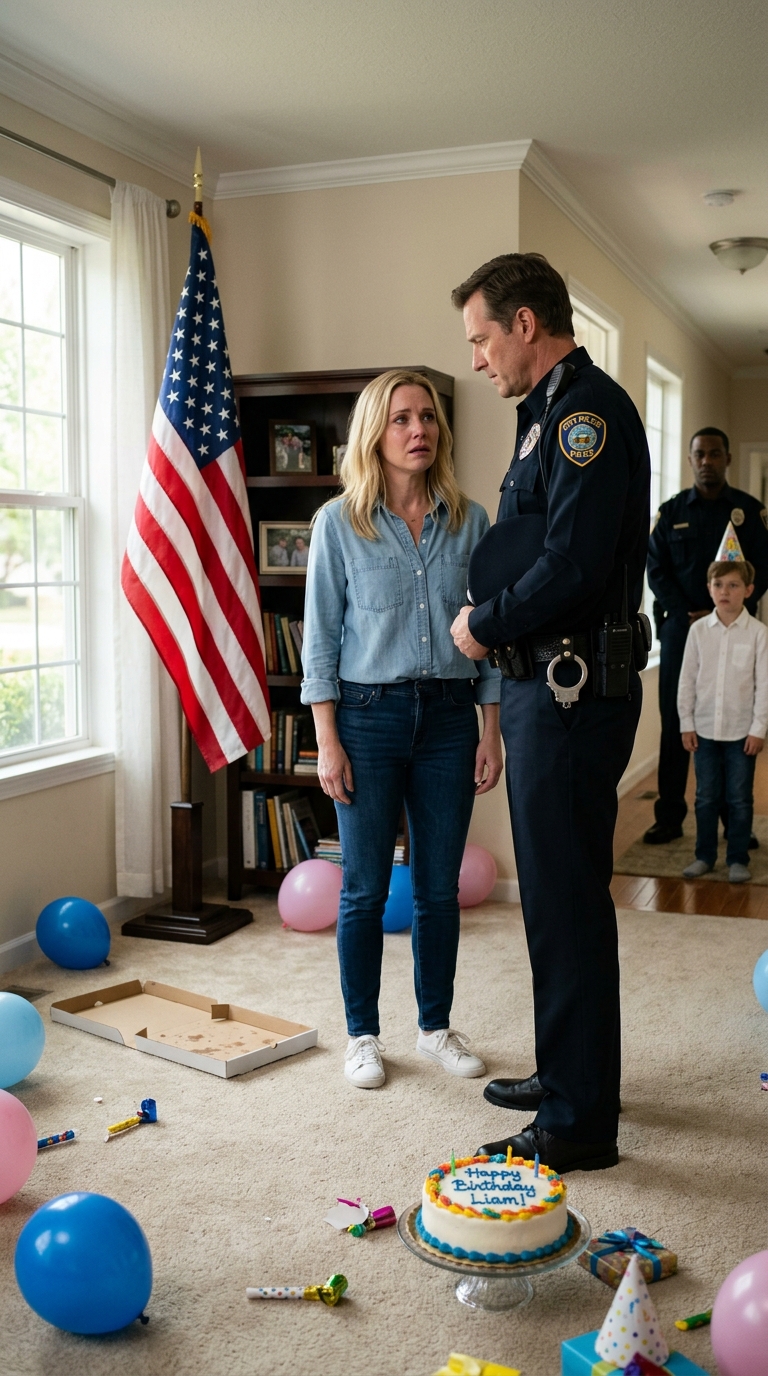 The Family Promised To Come To My Son’s Birthday. No One Showed Up. A Week Later, My Mother Texted: “$1,800 Per Person For Your Sister’s Engagement Party.” I Sent Back One Dollar And A Note That Said, “Not Attending.” Two Days Later, Two Officers Knocked On My Door.