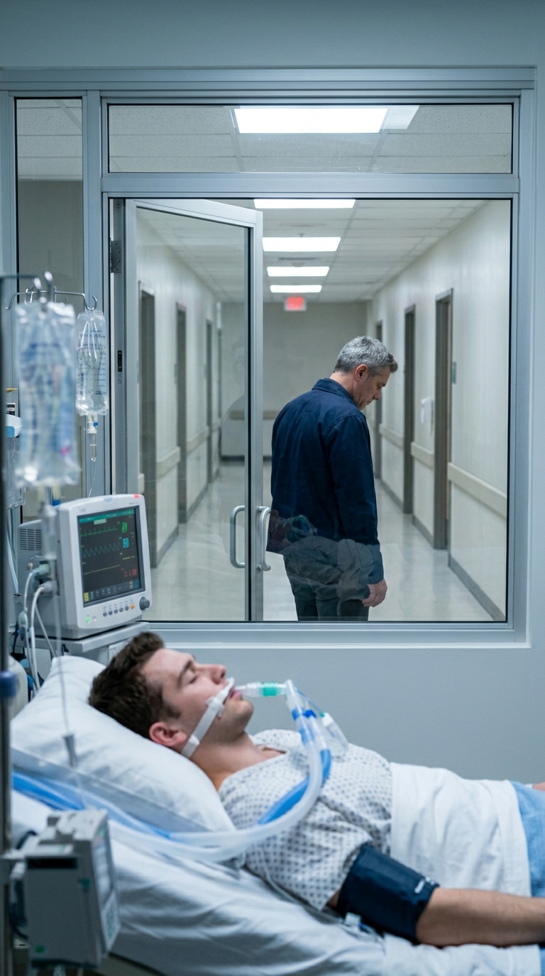 Three weeks after i woke from a coma, i found out my father had stood outside my icu room, asked “how much?”, and said, “let him go, we’re not paying,” but the sealed envelope my grandmother left behind, the timestamp on a hospital report, and the church microphone waiting in his hand were about to expose a truth he thought would stay buried with me