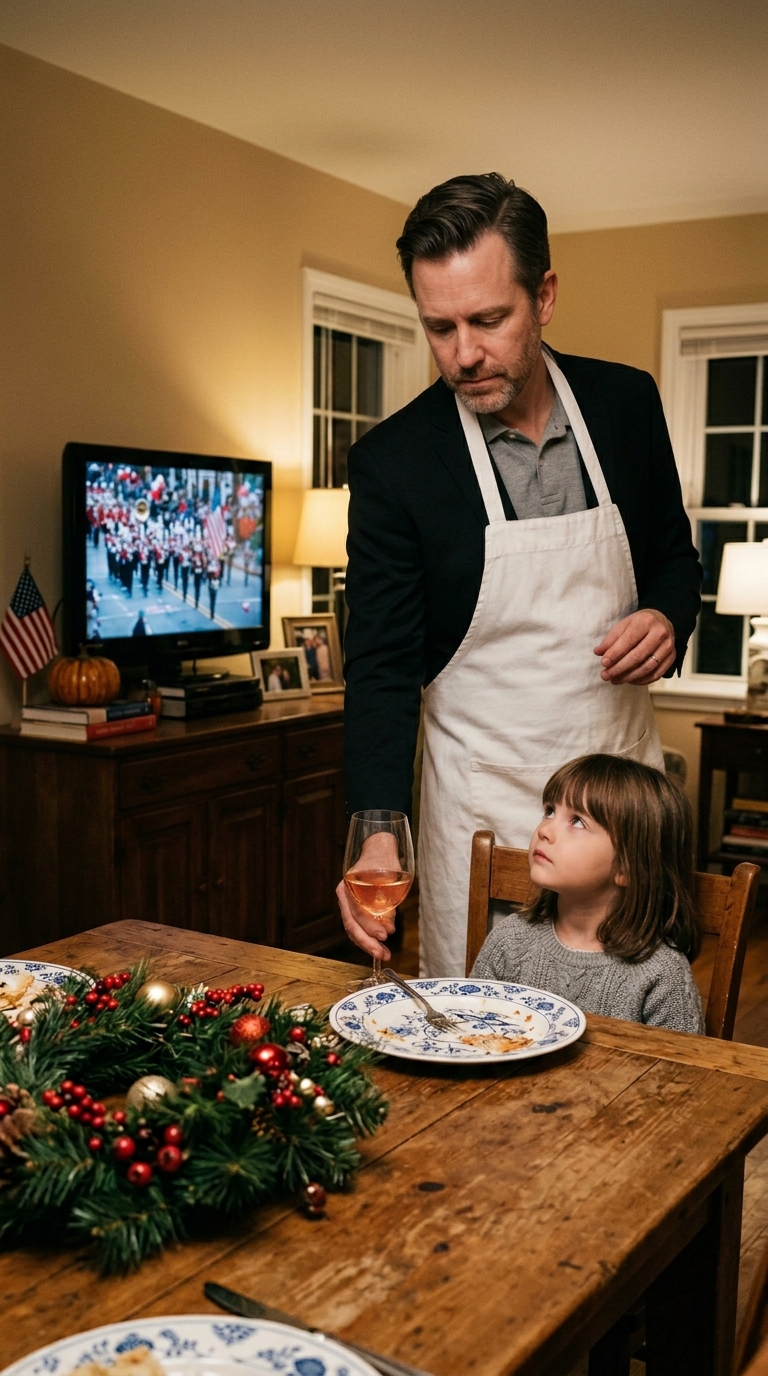 The first thing that broke the silence was the faint clink of crystal.