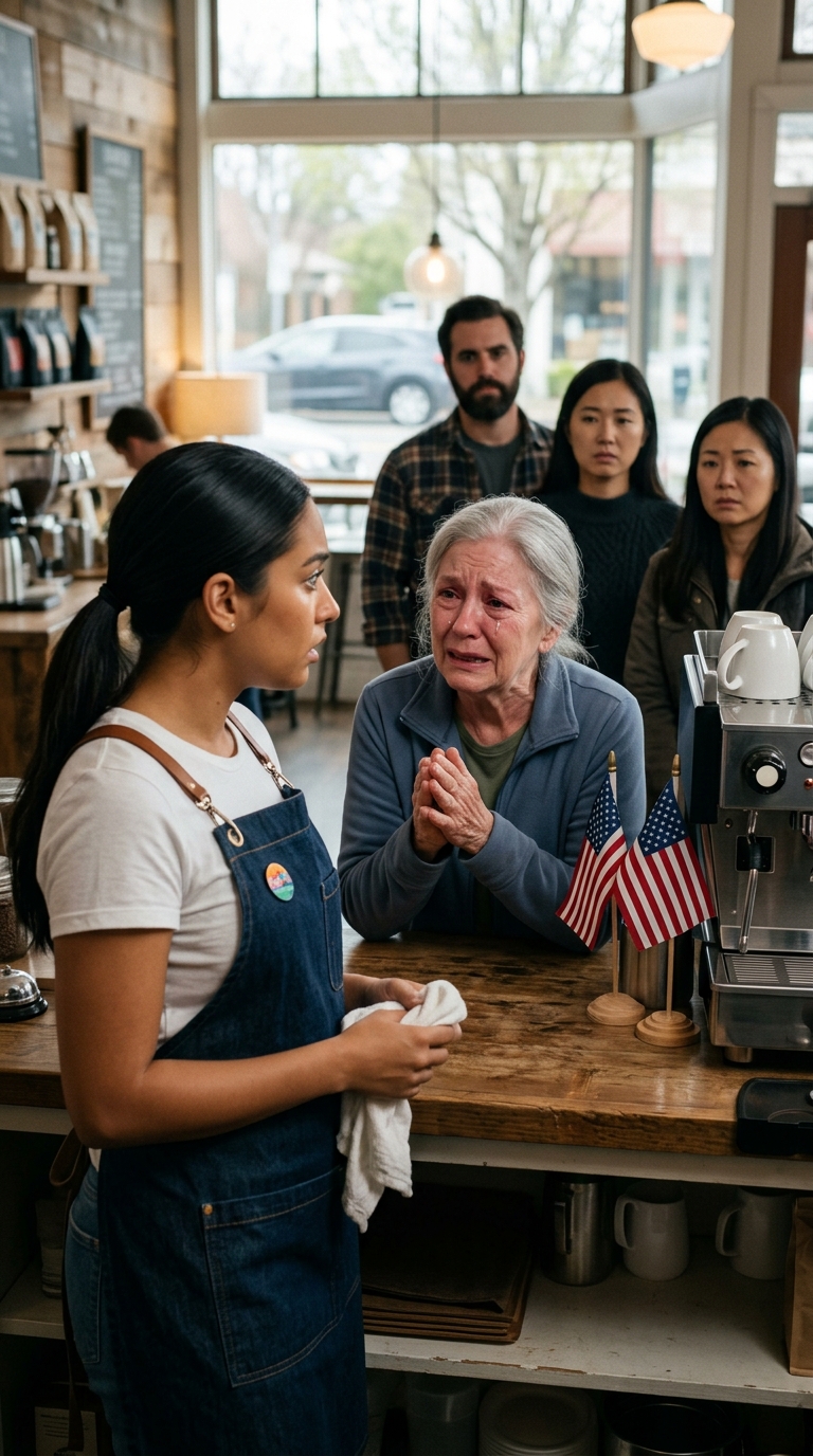 At 16, Emily Heard Her Mother Say, “If She Wants to Survive, She’ll Figure It Out,” Then Watched the SUV Lights Disappear Into the Rockies—Six Years Later, the Same Woman Walked Into Her Coffee Shop Shaking, Crying, and Begging for a Second Chance, but the Dying Phone, the Cheap Multi-Tool, and What Emily Learned at the Ranger Station Meant This Reunion Was Never Going to Be About Forgiveness.