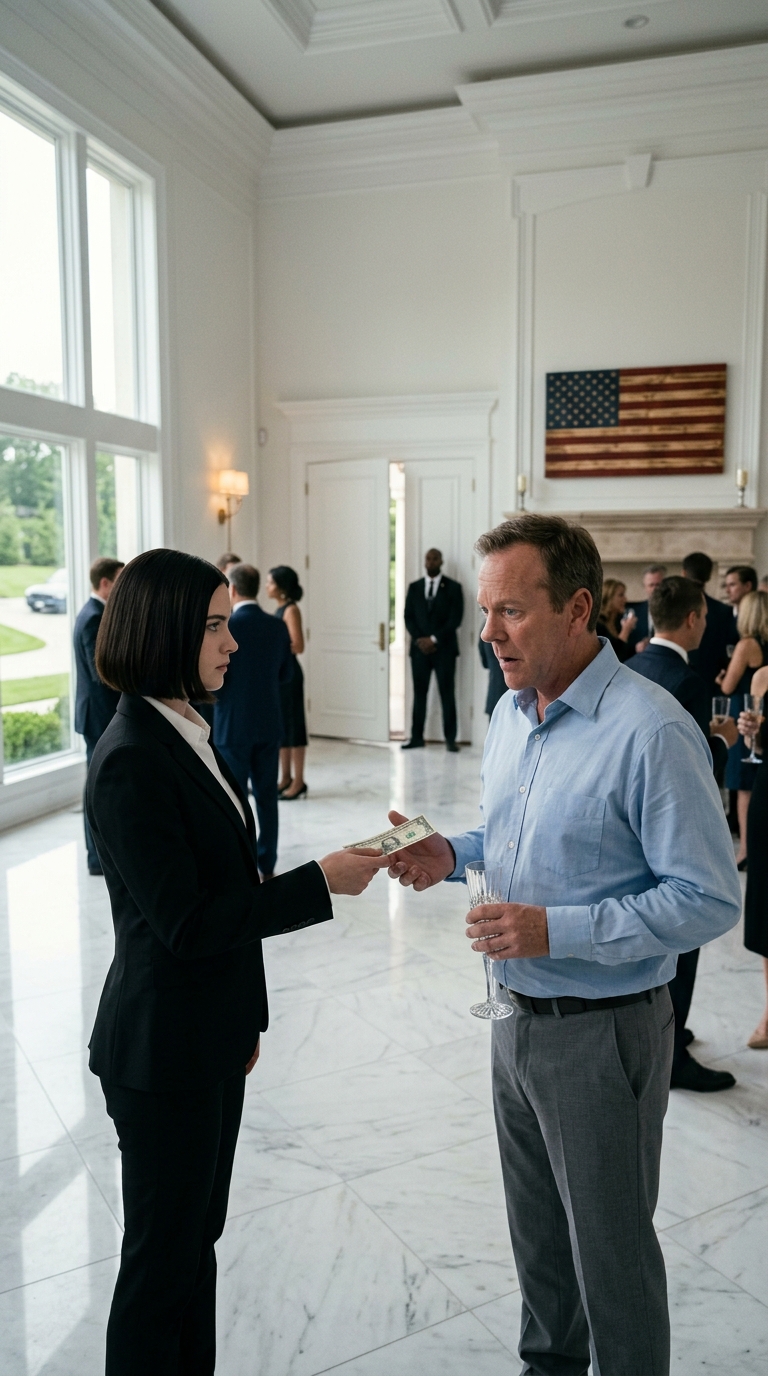 Öt éven át apám azt mondta az egész családnak, hogy én csak egy lány vagyok, aki felszolgál, otthagyta az egyetemet, és soha nem lesz belőlem nagy ember; a 60. születésnapi partiján, 43 vendég előtt, mégis felemelte a poharát, és úgy mutatott be, mint „aki nem fejezte be az egyetemet”; én csak elmosolyodtam, a kezébe nyomtam egy névjegykártyát, és pont amikor elakadt a tekintete, kitárult a bejárati ajtó. – Hírek