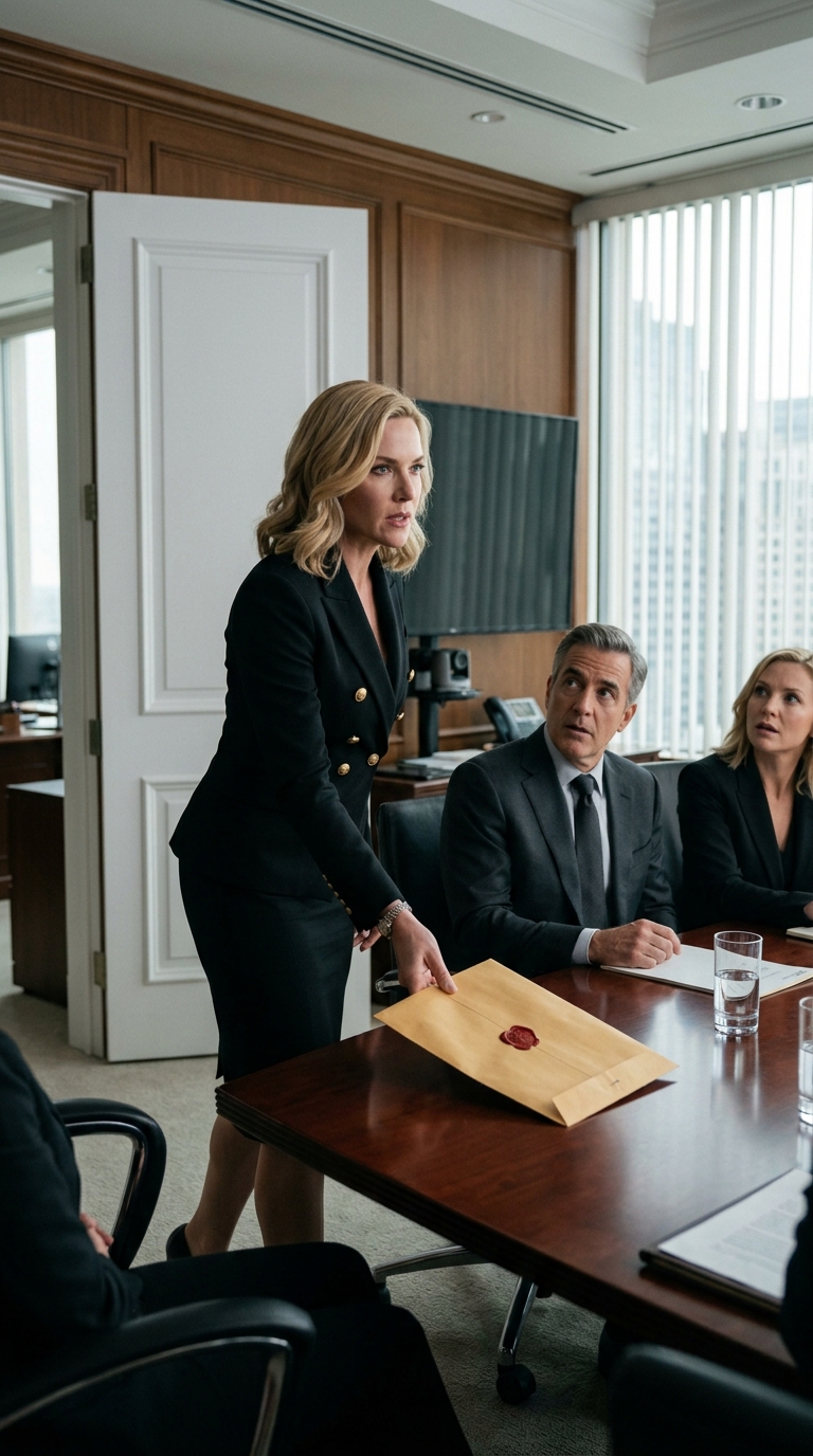 Amikor bostoni lányát, Amber Mitchellt saját apja temetésén hátulra lökték, majd megállt a végrendeletnél, amelyen ez állt: „Ez a találkozó csak a végrendeletben megnevezett örökösök számára tart nyitva”, nem sírt, nem vitatkozott és nem könyörgött. Ehelyett csendben egy lezárt dossziét tett az ügyvéd elé, és abban a pillanatban, hogy az ügyvéd kinyitotta, mostohája, Patricia önelégült mosolya eltűnni kezdett, mintha végre megértette volna, hogy az igazságot soha nem temették el igazán.