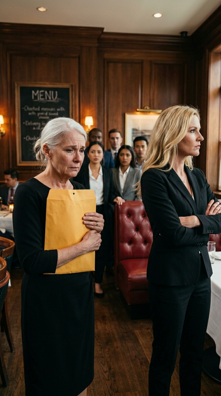 Right after my husband’s funeral, my stepdaughter sneered, “Find another table. This one is for real family only, not gold-digging second wives.”