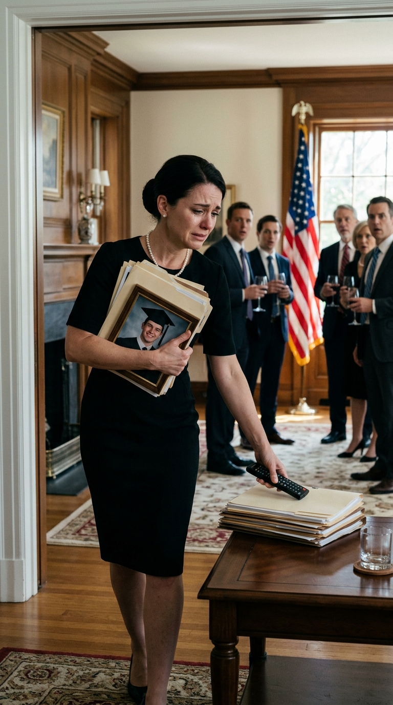 My mother skipped my graduation to throw my brother a backyard party, then told the whole family I “didn’t want a fuss” — but when my grandmother died, I walked into the funeral with bank statements, one photo from an empty stage, and the only sentence I had left for her: “Show up. That’s what parents do,” while every lie she built began to shake.